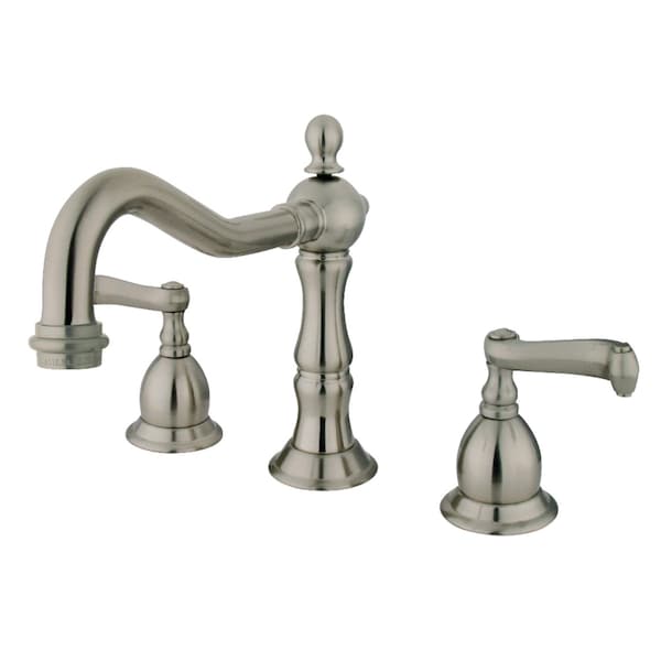 KS1978FL 8" Widespread Bathroom Faucet, Brushed Nickel